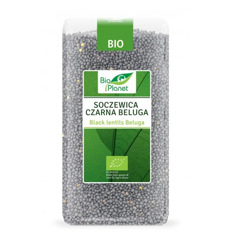 SOCZEWICA CZARNA BELUGA BIO 500 g - BIO PLANET