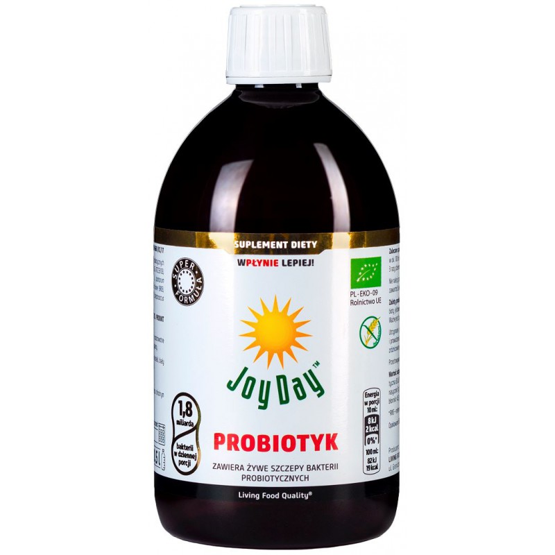 SUPLEMENT DIETY PROBIOTYK BEZGLUTENOWY BIO 500 ml - JOY DAY