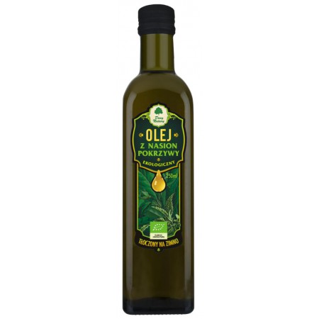 OLEJ Z NASION POKRZYWY TŁOCZONY NA ZIMNO BIO 250 ml - DARY NATURY