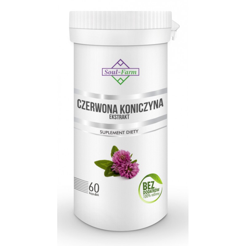 CZERWONA KONICZYNA EKSTRAKT 60 KAPSUŁEK (300 mg) - SOUL FARM