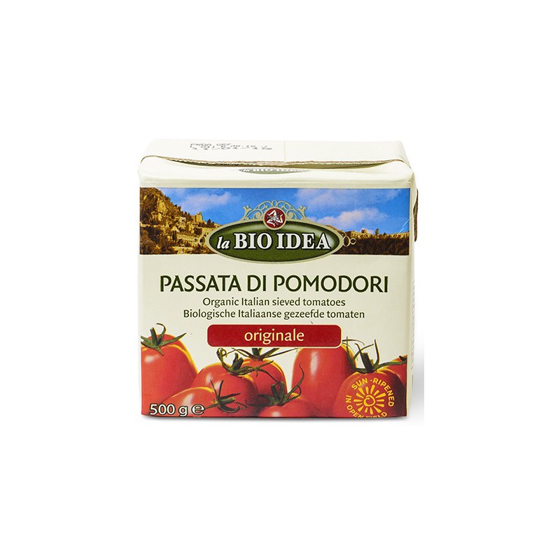 PRZECIER POMIDOROWY PASSATA BIO 500 ml (KARTON) - LA BIO IDEA