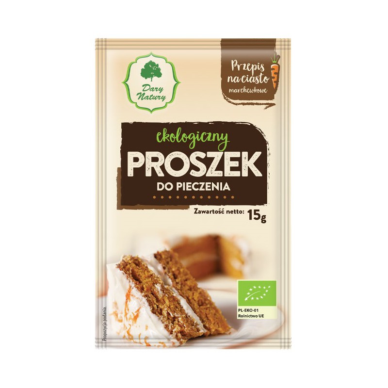 PROSZEK DO PIECZENIA BIO 15 g - DARY NATURY