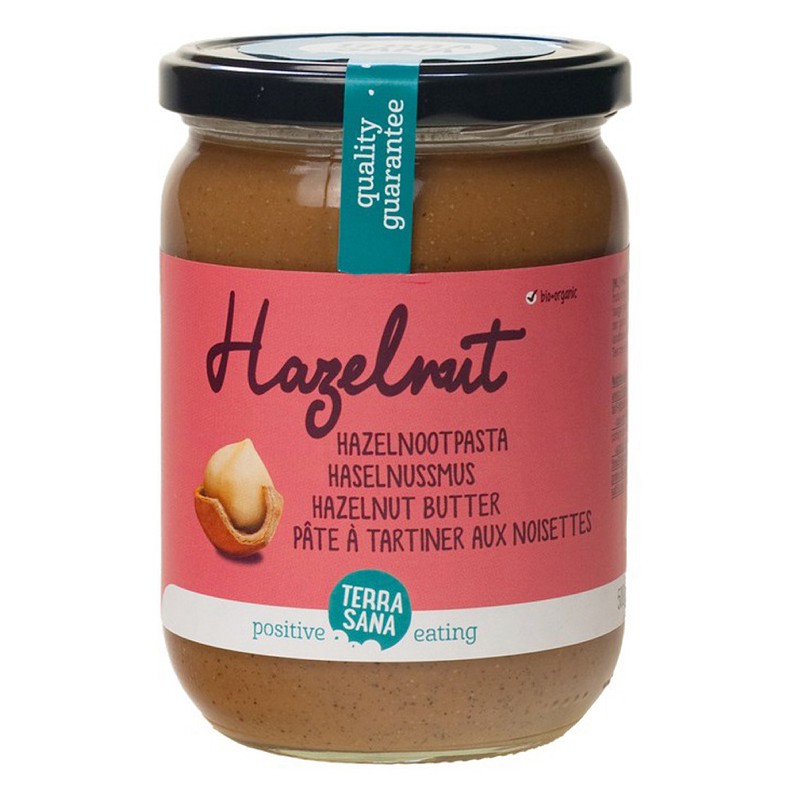 KREM Z PRAŻONYCH ORZECHÓW LASKOWYCH BIO 500 g - TERRASANA