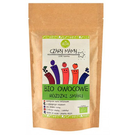 RÓŻDŻKI SMAKU OWOCOWE (LIOFILIZOWANE OWOCE) BIO (10 x 2 g) 20 g - HELPA