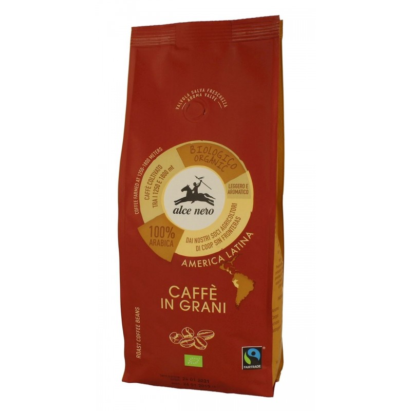 KAWA ZIARNISTA ARABICA 100 % FAIR TRADE BIO 500 g - ALCE NERO