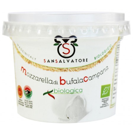 MOZZARELLA Z MLEKA BAWOLEGO (1 kulka w kubeczku) BIO 320 g - BIOLOGICA