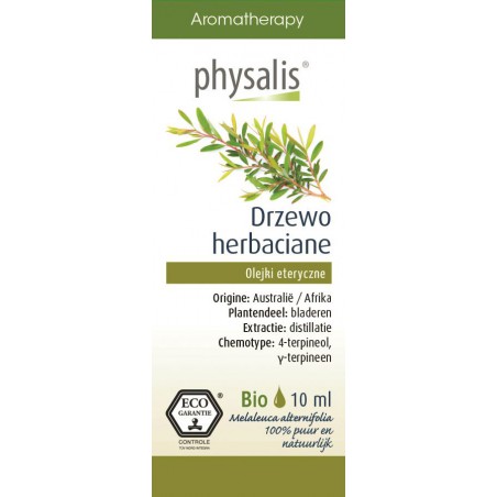 OLEJEK ETERYCZNY DRZEWO HERBACIANE (TEA TREE) ECO 10 ml - PHYSALIS