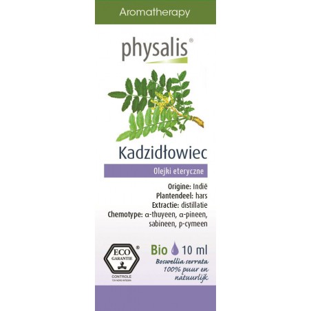 OLEJEK ETERYCZNY KADZIDŁOWIEC (WIEROOK) ECO 10 ml - PHYSALIS