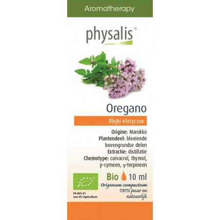 OLEJEK ETERYCZNY OREGANO (OREGANO) BIO 10 ml - PHYSALIS