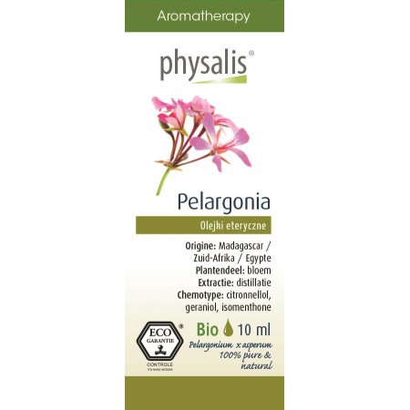 OLEJEK ETERYCZNY PELARGONIA (GERANIUM) ECO 10 ml - PHYSALIS