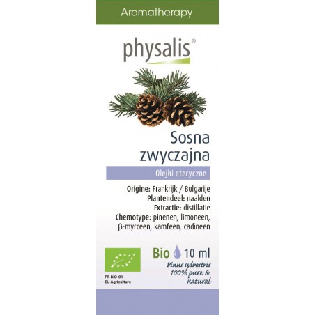 OLEJEK ETERYCZNY SOSNA ZWYCZAJNA (GROVE DEN) BIO 10 ml - PHYSALIS