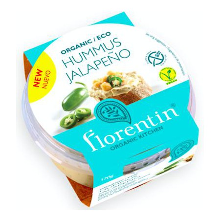 HUMMUS JALAPENO BEZGLUTENOWY BIO 170 g - FLORENTIN