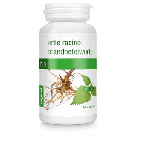 POKRZYWA KORZEŃ BIO 120 KAPSUŁEK (210 mg) - PURASANA