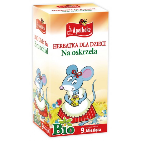 HERBATKA DLA DZIECI - NA OSKRZELA BIO (20 x 1,5 g) 30 g - APOTHEKE