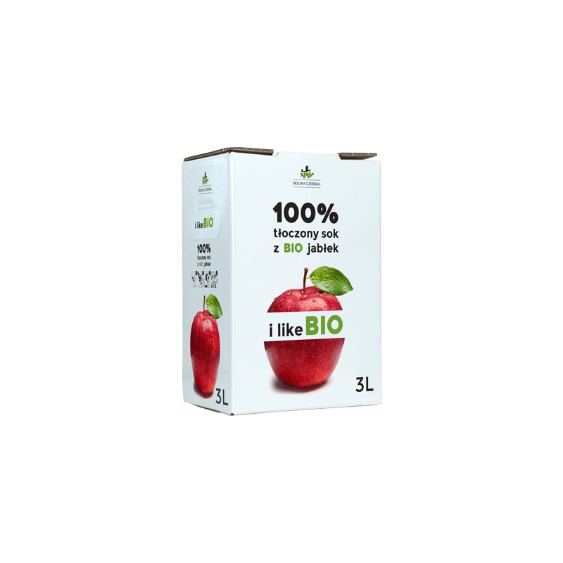 SOK JABŁKOWY NFC BIO 3 L - DOLINA CZERSKA