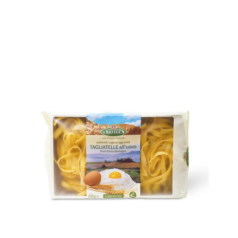 MAKARON (SEMOLINOWY JAJECZNY) TAGLIATELLE BIO 250 g - LA BIO IDEA