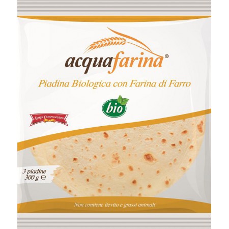 PIADINA ORKISZOWA BIO (3 x 100 g) 300 g - ACQUAFARINA (ALIMENTA)