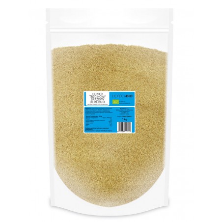 CUKIER TRZCINOWY BRĄZOWY DEMERARA BIO 5 kg - HORECA