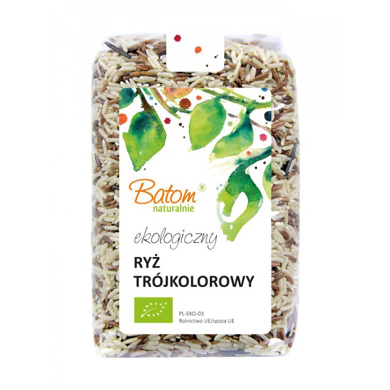 RYŻ TRÓJKOLOROWY BIO 500 g - BATOM