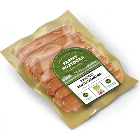 PARÓWKI ROZTOCZANKI BIO (około 0,30 kg) - FARMY ROZTOCZA (NA ZAMÓWIENIE)