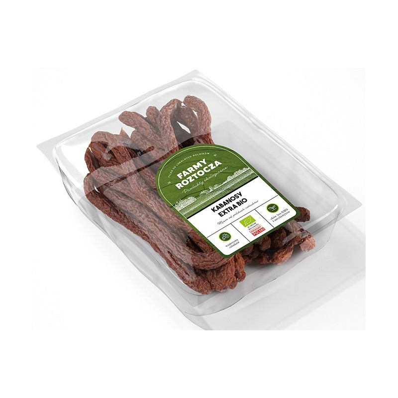 KABANOSY EXTRA BIO (około 1,00 kg) - FARMY ROZTOCZA (NA ZAMÓWIENIE)