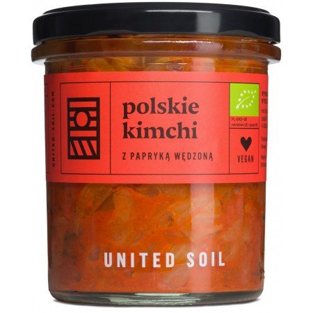 POLSKIE KIMCHI Z PAPRYKĄ WĘDZONĄ BIO 290 g - UNITED SOIL