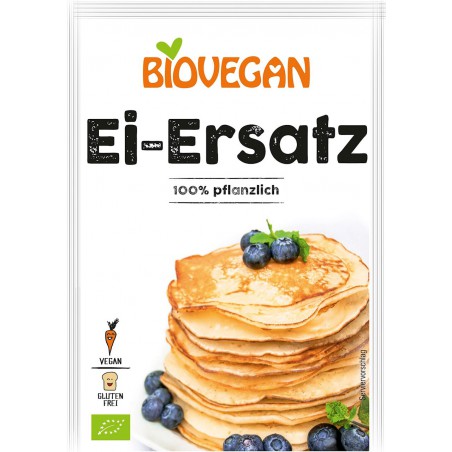 SUBSTYTUT JAJ W PROSZKU WEGAŃSKI BEZGLUTENOWY BIO 20 g - BIO VEGAN