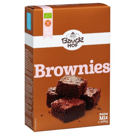 MIESZANKA NA BROWNIE BEZGLUTENOWA BIO 400 g - BAUCK HOF