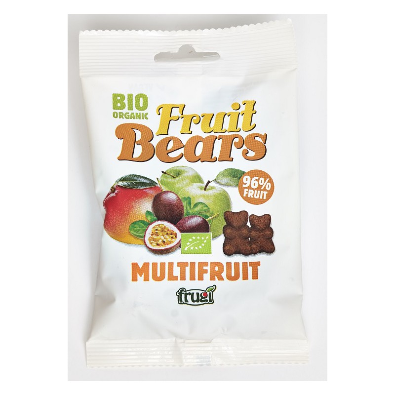 ŻELKI (MISIE) WIELOOWOCOWE BEZ DODATKU CUKRÓW BEZGLUTENOWE BIO 50 g - HOUSE OF DENMARK