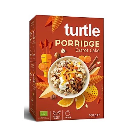 OWSIANKA O SMAKU CIASTA MARCHEWKOWEGO BIO 400 g - TURTLE