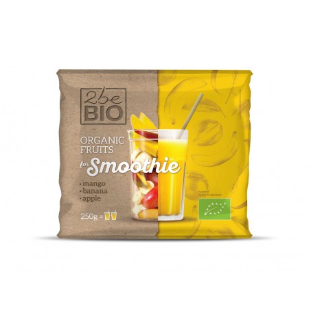 SMOOTHIE MIESZANKA ŻÓŁTE OWOCE MROŻONE BIO 250 g - 2beBIO