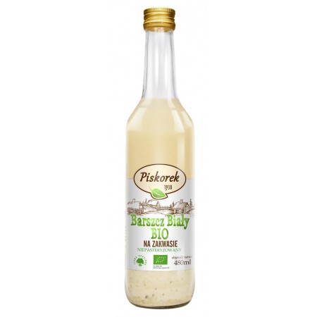 BARSZCZ BIAŁY NA ZAKWASIE BIO 480 ml - PISKOREK
