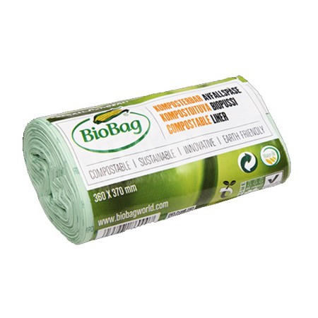 WORKI NA ODPADY BIO I ZMIESZANE 6 L 30 szt. (KOMPOSTOWALNE I BIODEGRADOWALNE) - BIOBAG