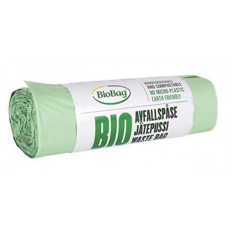 WORKI NA ODPADY BIO I ZMIESZANE 35 L 20 szt. (KOMPOSTOWALNE I BIODEGRADOWALNE)  - BIOBAG