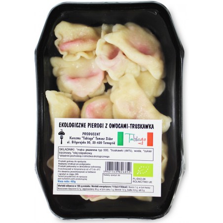 PIEROGI Z TRUSKAWKĄ BIO 400 g - KARCZMA TABIAGO (NA ZAMÓWIENIE)