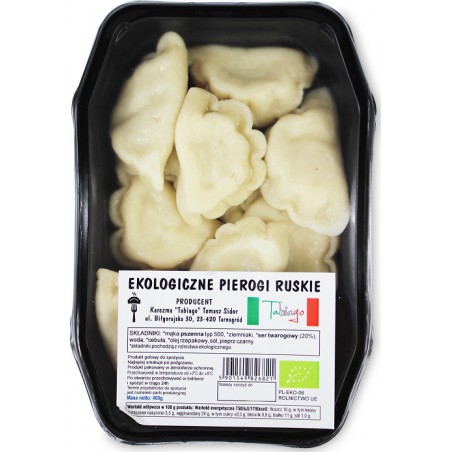 PIEROGI RUSKIE BIO 400 g - KARCZMA TABIAGO (NA ZAMÓWIENIE)