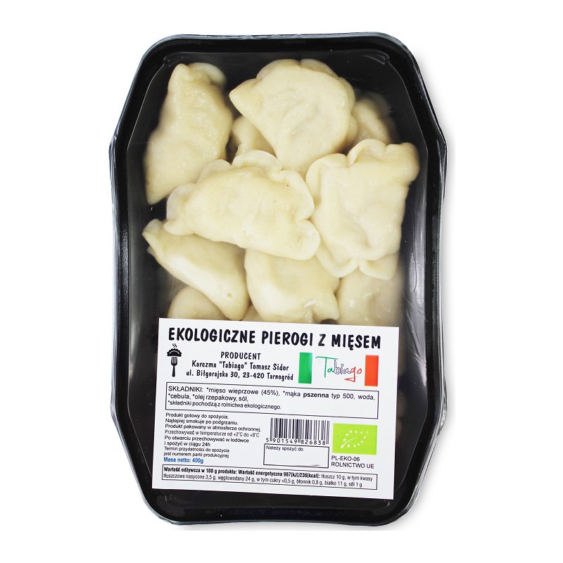 PIEROGI Z MIĘSEM BIO 400 g - KARCZMA TABIAGO (NA ZAMÓWIENIE)
