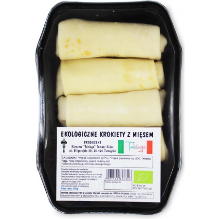 KROKIETY Z MIĘSEM BIO 400 g - KARCZMA TABIAGO (NA ZAMÓWIENIE)