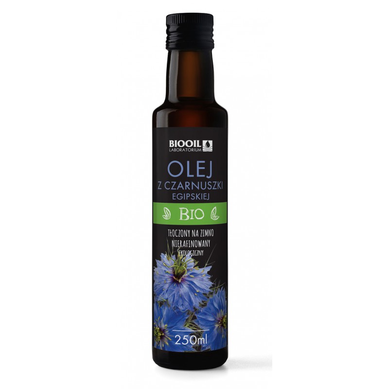 OLEJ Z CZARNUSZKI EGIPSKIEJ TŁOCZONY NA ZIMNO BIO 250 ml - BIOOIL