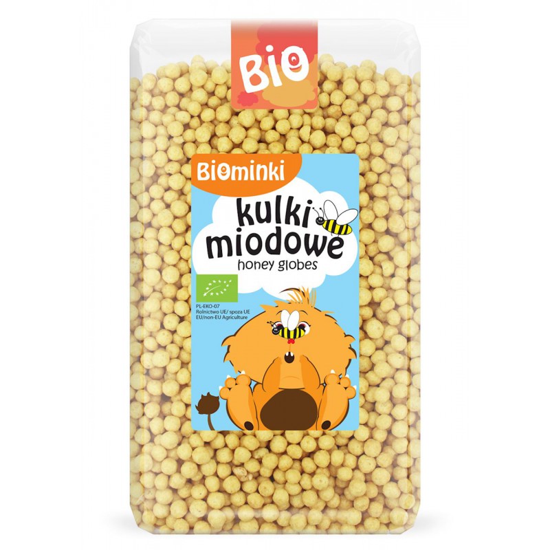 KULKI MIODOWE BIO 300 g - BIOMINKI