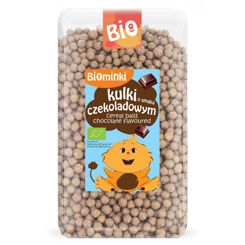 KULKI O SMAKU CZEKOLADOWYM BIO 300 g - BIOMINKI