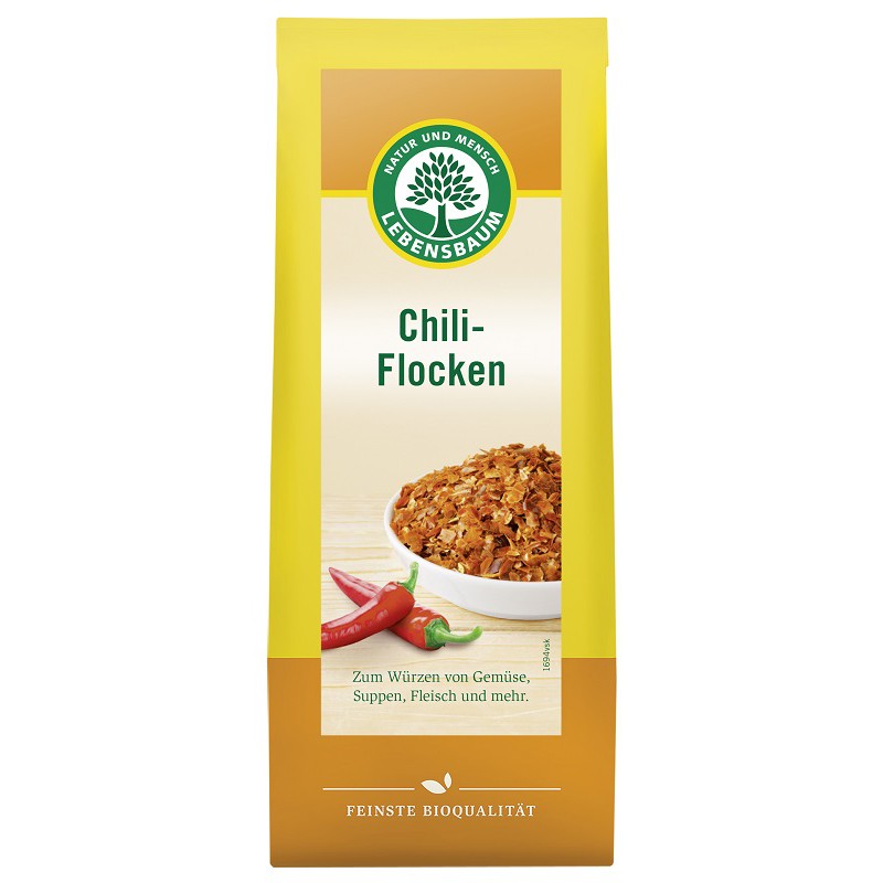 PŁATKI CHILI BIO 45 g - LEBENSBAUM