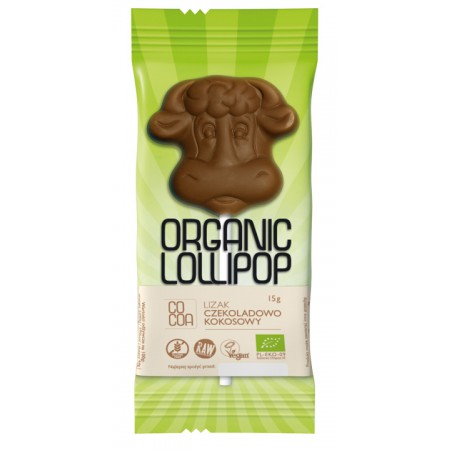 LIZAK CZEKOLADOWO - KOKOSOWY BEZGLUTENOWY BIO 15 g - COCOA