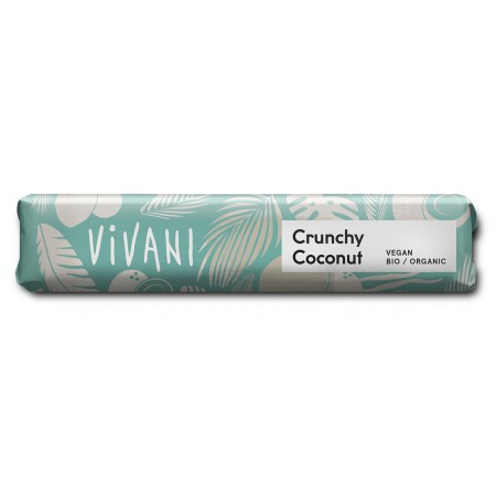 BATON KOKOSOWY CRUNCHY BIO 35 g - VIVANI