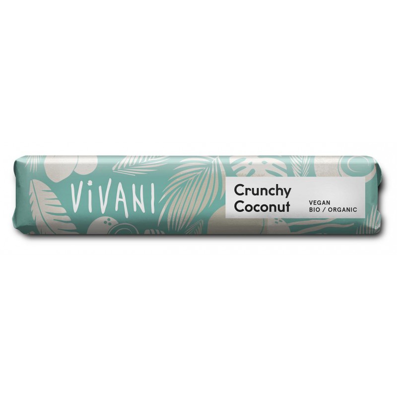 BATON KOKOSOWY CRUNCHY BIO 35 g - VIVANI