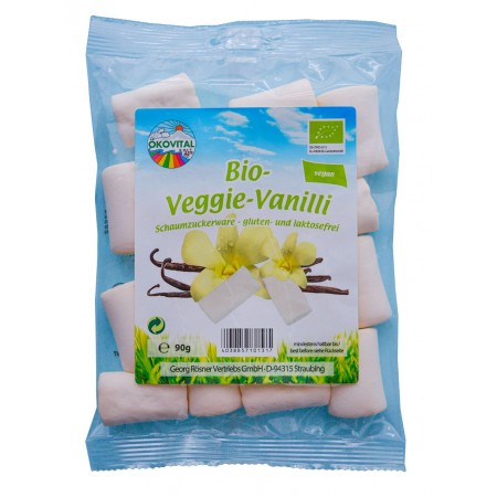 PIANKI WANILIOWE BEZ ŻELATYNY BEZ LAKTOZY BEZGLUTENOWE BIO 90 g - OKOVITAL
