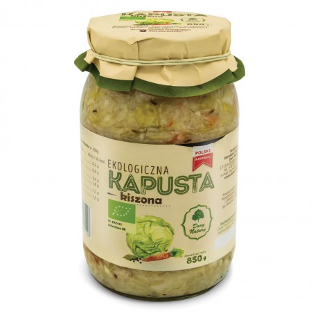 KAPUSTA KISZONA Z PRZYPRAWAMI BIO 850 g - DARY NATURY