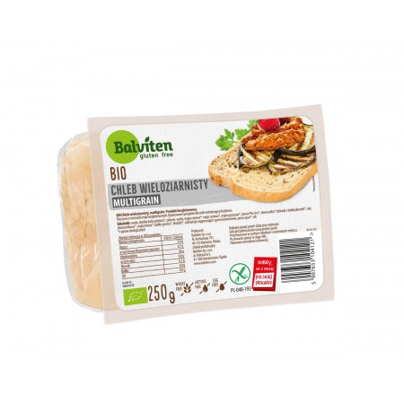 CHLEB WIELOZIARNISTY BEZGLUTENOWY BIO 250 g - BALVITEN
