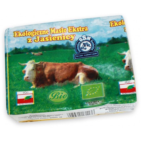 MASŁO EKSTRA (82 % TŁUSZCZU) BIO 200 g - JASIENICA