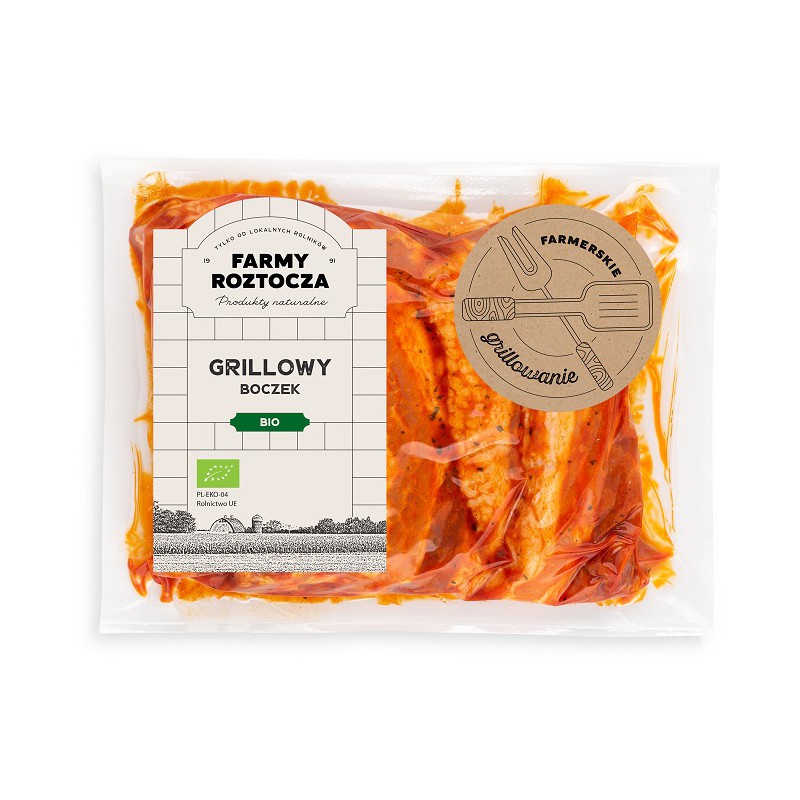 BOCZEK W MARYNACIE NA GRILLA SUROWY BIO (około 0,30 kg) - FARMY ROZTOCZA (NA ZAMÓWIENIE) (PRODUKT SEZONOWY)